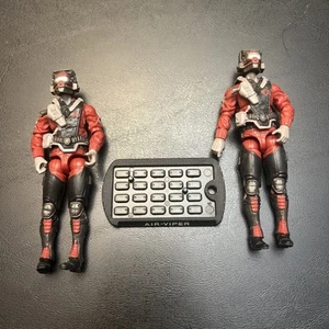 Gi Joe 3.75 Action Figure Loose Air Viper v5 2009 2 Figures L7 - Picture 1 of 3