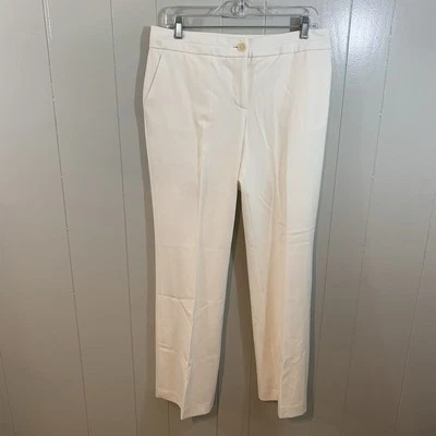 Talbots Signature Boot Beige Pockets Mid Rise Career Lined Dress Pants 8 - Image 1 of 4