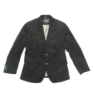 Banana Republic Mens 40S Black Tailored-Fit Corduroy Cotton Stretch Blazer - Picture 1 of 11