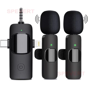 Wireless Lavalier Mikrofon Mini Ansteckmikrofon Bluetooth Handy-Live-Stream - Bild 1 von 10