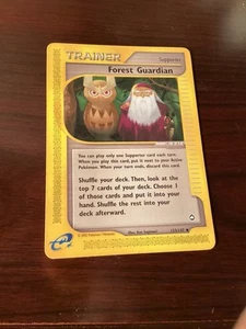 Carta Pokemon TCG Guardiano della Foresta 123/147 Aquapolis Illimitata - Foto 1 di 2