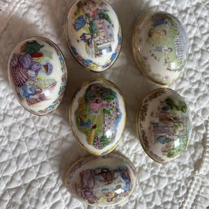 LENOX Easter Egg Trinket Boxes - Set of 5 Limited Edition - Picture 1 of 9