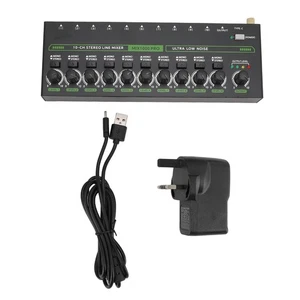 Sound Mixer 10 Channel Professional Sound Mixer For Handheld Microphone - Picture 1 of 24