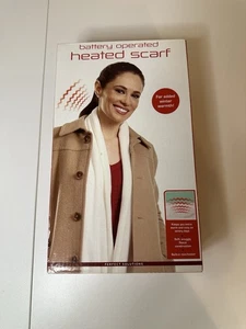 New Battery Heated Scarf Winter Neck Wrap Warmer Shawl Electric Soft Warm - Picture 1 of 3