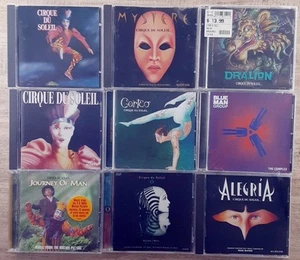 Cirque Du Soleil & Blue Man Group CD lot x 9 Mystère Alegría Complex Corteo Dral - Picture 1 of 3