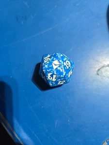 Troquel de dados ZEN Zendikar Blue Spindown D20 - Magic The Gathering Magic: The Gathering - Imagen 1 de 1