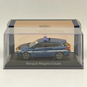 1/43 Norev Renault Megane Estate GENDARMERÍA DE L'AIR 2022 Modelo Diecast Azul - Imagen 1 de 7