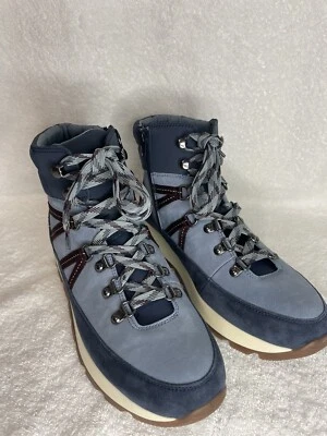 Alex Marie Women's Size10 Thayla Suede Nubuck Lace-Up Hiker blue Sneakers Comfy - Image 1 of 4