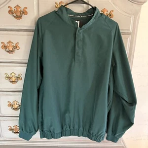 FootJoy Windbreaker Herren M Pullover 1/4 Snap Langarm Golfjacke Hunter Green - Bild 1 von 15