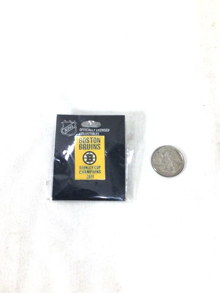 NHL Boston Bruins 2011 Stanley Cup Champions Banner Pin Team Issue FREESHIP - Image 1 of 1