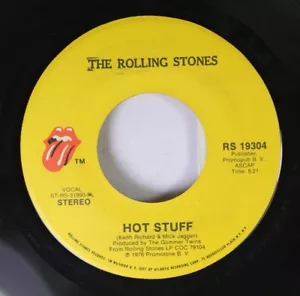 Rock 45 The Rolling Stones - Hot Stuff / Fool To Cry On - Picture 1 of 2