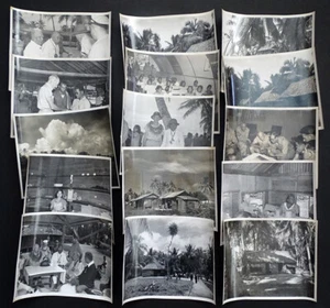 37 Photo Lot WW2 Official US NAVY Marshall Islands KWAJALEIN Adm Carleton Wright - Picture 1 of 12