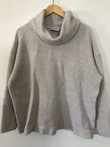 Ava & Viv Lovely Pale Grey Cowl Neck Sweatshirt Tunic Top. Size - (no Tag) - Picture 1 of 7