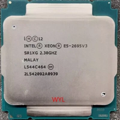 Intel Xeon E5-2695 v3 2.3GHz 14-Core Processor CPU LGA2011 SR1XG - Image 1 of 3