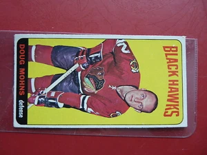 TARJETAS DE HOCKEY TOPPS 1964-65 TALL BOY DOUG MOHNS CHICAGO BLACK HAWKS - Imagen 1 de 2