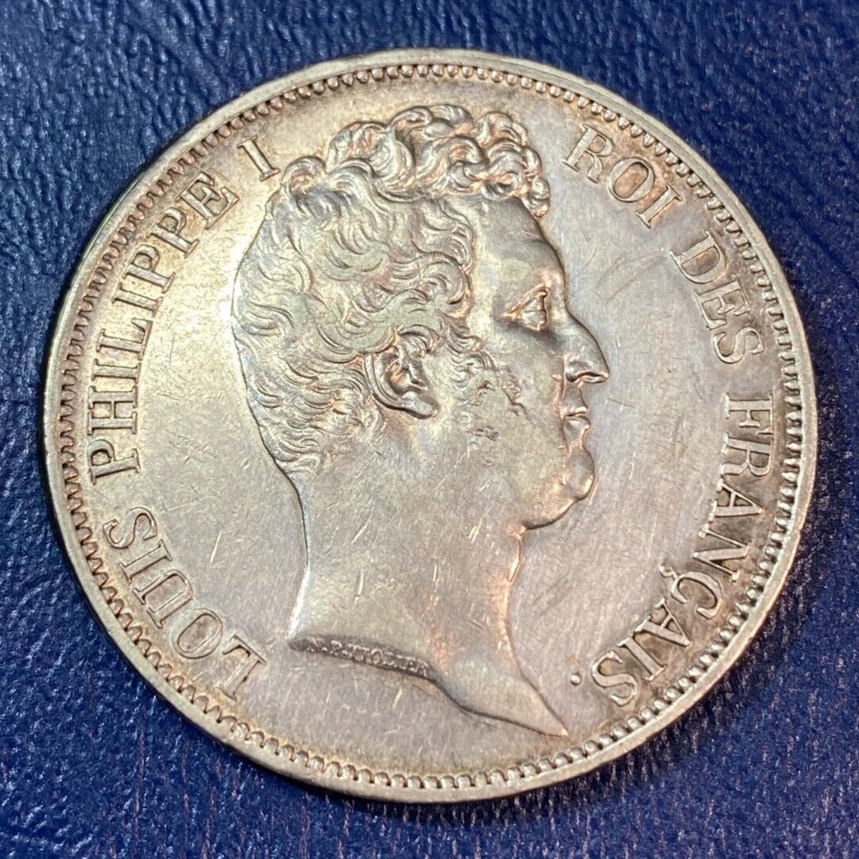 1831-W Francia 5 Francos Bonita Corona XF Original KM-736.3 Un Año Tipo CHRC Foto 1 de 2