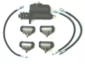 Brake Kit Hudson 1940-1947 Master & wheel cylinders Hose - Foto 1 di 1