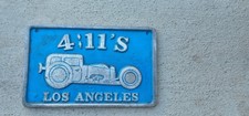 CAR CLUB PLAQUE CHEVY FORD PONTIAC HOT ROD MOPAR CRAGAR ED ROTH PLATE TOPPER 350