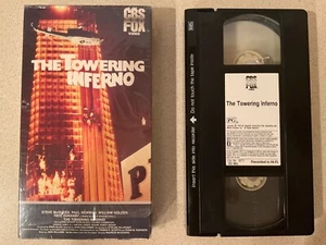 The Towering Inferno (VHS, 1984, CBS Fox) Steve McQueen - Picture 1 of 3