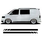 Add a Touch of Style to Your T4 T5 Campervan with Black Side Stripes Decals