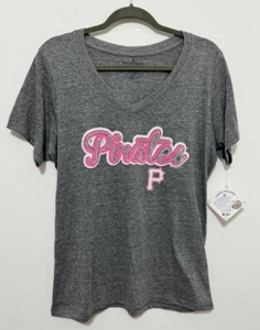 Camiseta para mujer Pittsburgh Pirates cuello en V talla grande NUEVA camiseta de béisbol MLB - Imagen 1 de 5