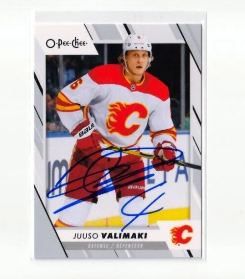 Tarjeta "O-Pee-Chee" autografiada FIRMADA '23/24 CALGARY FLAMES Foto 1 de 1