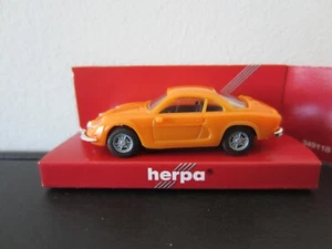 HERPA 022828 RENAULT ALPINE in ORANGE - model is PLASTIC - HO or 1:87 scale - Picture 1 of 2