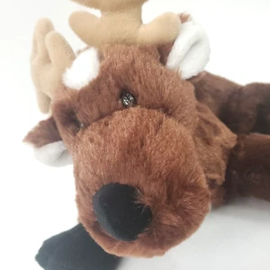 Webkinz HM137 Ganz REINDEER 10" inch Soft Brown Plush Stuffed Animal No Code - Picture 1 of 9