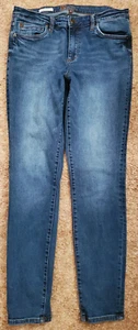 Kut From The Kloth VIV Toothpick Skinny Jeans Size 12 Mid Rise Blue Stretch - Picture 1 of 6