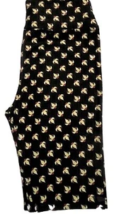 Leggings LuLaRoe Talla Única 2-10 Negros Con Estampado Paisley Verde y Rojo Burbuja Nuevos sin Etiquetas - Imagen 1 de 2