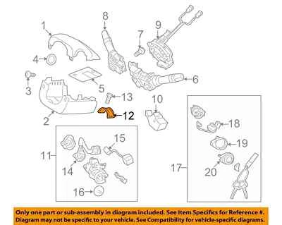 Новый оригинальный производитель 2007-2017 HYUNDAI Elantra зажим рулевого управления и замок зажигания 819182H000 - Изображение 1 из 4