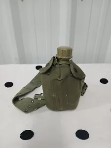 Vintage Military U.S. ARMY Water Canteen with Cover and Belt - Picture 1 of 5