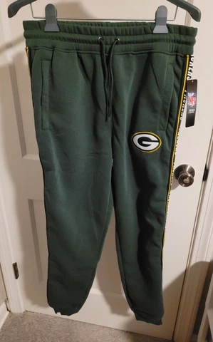Green Bay Packers Sweatpants NFL Team Apparel Green Adult Small NEW WITH TAGS Cover