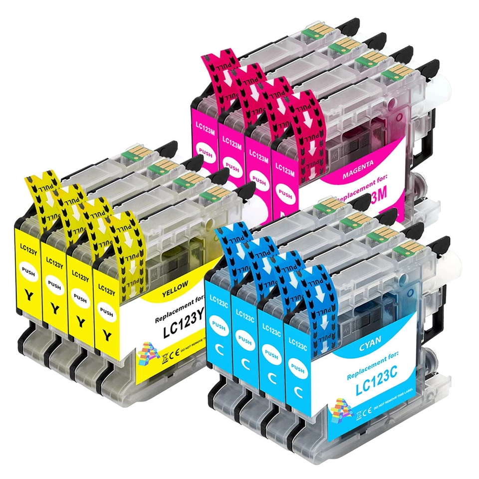 Druckerpatronen Kompatibel Brother LC123 XL MFC-J4410DW DCP-J4110DW MFC-J6520DW - Bild 1 von 1