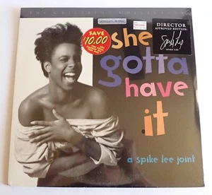 RARE New/Sealed SHE'S GOTTA HAVE IT - SPIKE LEE Criterion Collection LASERDISC - Picture 1 of 5