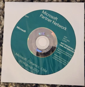 MSDN Microsoft Dynamics CRM Workgroup 2013 DVD Disc X19-29103 English - Picture 1 of 1