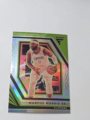 2022-23 Panini Flux Basketball MARCUS MORRIS SR #128 SILVER PRIZM CLIPPERS - Image 1 of 2