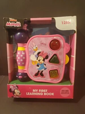 Disney Minnie Mouse Meu Primeiro Livro de Aprendizagem Visão Som 12M - Imagem 1 de 2