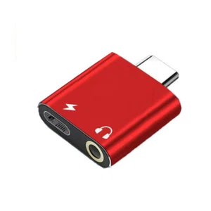 2in1 USB Type C Adapter Port to 3.5MM Aux Audio Jack Earphone Headphone Cable - Picture 1 of 17