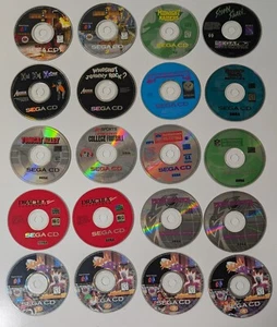 20 Lot of Sega CD Mad Dog Slam City Supreme Warrior Dracula Disc Only Tested - Picture 1 of 6