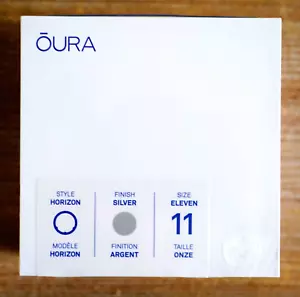 NEW Oura Ring Gen 3 Horizon Silver Size 11 Smart Ring (Please Size First) - Picture 1 of 3