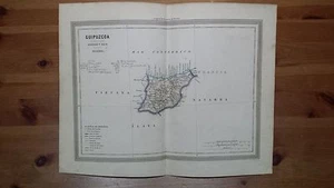 1864 MAPA de GUIPUZCOA Por D. Martin Ferreiro Gaspar y Roig Editores Madrid - Imagen 1 de 1