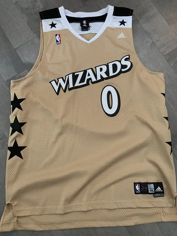 Adidas NBA Washington Wizards Jersey #0 Gilbert Arenas sz XXL+2 swingman Gold LE Cover