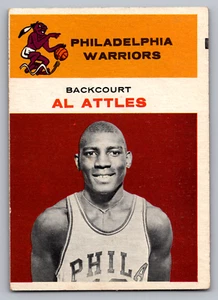 1961-62 FLEER #1 AL ATTLES WARRIORS ROOKIE - Picture 1 of 3