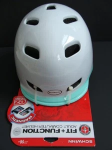 Nuevo SCHWINN Ajuste + Función Adulto Casco de Cercanías Blanco Bicicleta 14+ Años Bicicleta Nuevo con Etiquetas - Imagen 1 de 3
