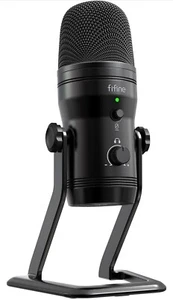 FIFINE USB Studio Recording Microphone Computer Podcast Mic for PC, PS4 - Picture 1 of 3