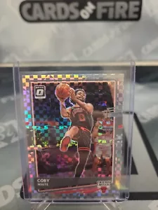 COBY WHITE 2020-21 Donruss Optic CHECKERBOARD Prizm SSP #126 Chicago Bulls ++ - Picture 1 of 2
