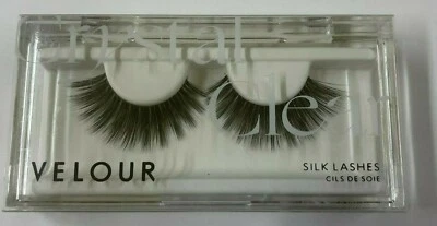 NUEVO GENUINO TERCIOPELO SLIK PESTAÑAS CRISTALINAS 1 PAR SELLADO  Foto 1 de 4