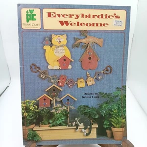 Everybirdies Welcome Wood Decor Pattern Book By Provo Craft - Picture 1 of 2