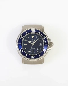 Zodiac Raro Nuevo de Lote Antiguo Damas 30mm Profesional 200m Cabezal de Reloj de Buceo con Bisel Azul - Imagen 1 de 3